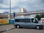 Бесплатный автобус Genser в пункт аренды автомобилей АрендаАвто-глч на ул.Добролюбова
